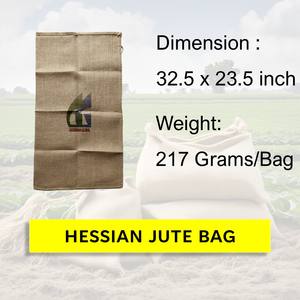 Sacs à café en jute de qualité alimentaire recyclables de 41x27 pouces, 460g, emballage en toile de jute fiable, fabriqués par Goodman Global Bangladesh - Product Image 2