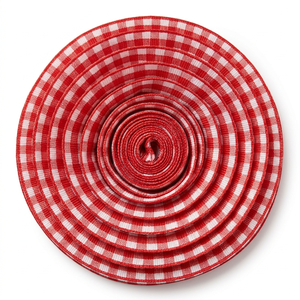 ริบบิ้นโกรเกรนลายตารางแดงขาวขนาด 15 มม. ขายส่ง สำหรับตกแต่งปิกนิก ห่อของขวัญ ทำโบว์ติดผม ห่อของขวัญตกแต่ง และเครื่องประดับผม - Product Image 4