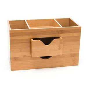Portacubiertos de madera sostenible hecho de madera natural para una organización de cocina sin plástico - Product Image 1