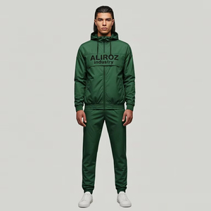 ALIROZ INDUSTRY Survêtement coupe-vent d'hiver pour homme - 100% nylon respirant à séchage rapide, style streetwear - Product Image 1