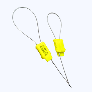 Pull Tight Plastic Abs Coated Wire <b>Cable</b> Seal Heavy Duty Tamper Proof Security Seal Tags Shipping Container <b>Lock</b> 31.5x23.5mm - Product Image 5