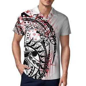 Camiseta de poliéster para hombre, estilo étnico con estampado animal, antiarrugas, corte regular, para venta al por mayor, minoristas y marcas. - Product Image 1