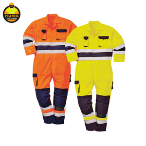 Overol Ligero de Algodón y Poliéster, Overol de Trabajo de Alta Visibilidad de la Mejor Calidad, Overol de Seguridad - Product Image 1