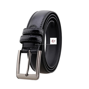 Meilleure qualité, vente en gros, couleur marron, ceinture en cuir de vache pour hommes, ceinture en cuir véritable, boucle de ceinture à ardillon en métal, vente en gros, fabricant - Product Image 3