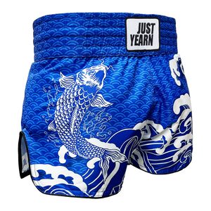 Pantalones Cortos de Muay Thai para Hombre, Estampado Satinado, Cintura Elástica, para Entrenamiento en Gimnasio, Kickboxing, Ligeros, Coloridos, Top para Hombre, Muay Thai, Artes Marciales - Product Image 4