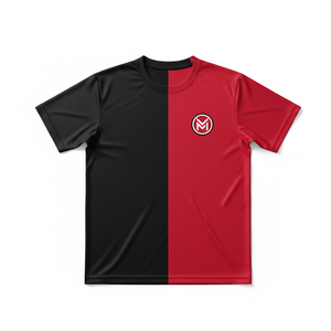 เสื้อยืดคอวีทรงเข้ารูป ผ้าคอตตอนผสมสแปนเด็กซ์ เนื้อนุ่ม ระบายอากาศได้ดี เสื้อฟิตเนสผู้ชาย เสื้อผ้าลำลองสำหรับออกกำลังกายและเล่นกีฬา - Product Image 1