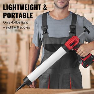 Pistola per Sigillante Elettrica a Batteria 20V, 20oz/600ml, con 4 Velocità Regolabili e Funzione Anti-Goccia - Product Image 6