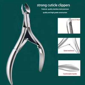 Morje Surgical Comfort Grip <b>Cuticle</b> Cutter Stainless Steel Non-Slip Handle Nail Care Trimming <b>Tool</b> - Product Image 3