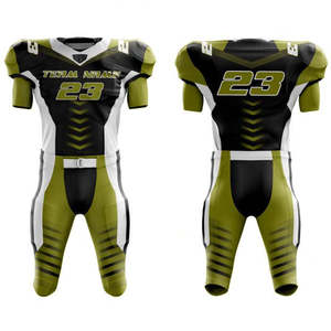Uniforme de football américain de qualité supérieure, uniforme de football américain professionnel, tissu polyester, logo personnalisé, vêtements de sport d'équipe - Product Image 1