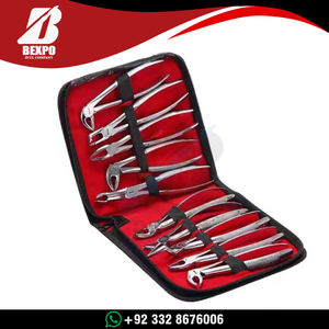 Kit de 10 Piezas de Fórceps para Extracción Dental, Acero Inoxidable, Herramientas Dentales para Adultos, Instrumentos de Cirugía Ortodóntica - Product Image 4