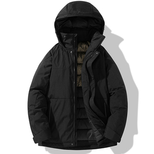 Vêtements de ski imperméables unisexes de haute qualité fabriqués sur mesure, veste de snowboard à capuche en duvet - Product Image 1