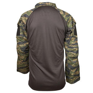 Vêtements de pêche unisexes à manches longues en polyester respirant, anti-UV, anti-humidité, camouflage, avec logo personnalisé, tactiques et ventilés. - Product Image 3