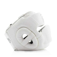 Protège-tête de boxe Fairtex sur mesure en cuir véritable de qualité supérieure, protection faciale respirante pour le kickboxing