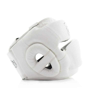 Premium Quality Custom Made Fair tex Boxing Head Guard Genuine Leather Customized Kickboxing Face Protection Boxing Helmet - Product Image 3