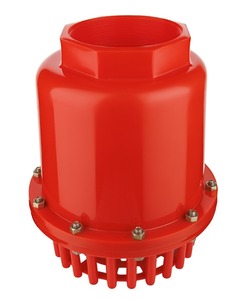Vanne de refoulement en plastique rouge pour pompes à eau, systèmes d'irrigation, usage domestique et industriel - Product Image 3