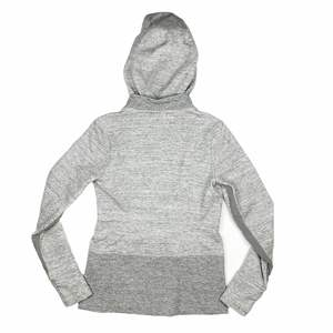 Drop Shoulder Hoodies Boxy Cropped Zip-Up Hoodies Doble cremallera Doble capa Bordado Patrón sólido Básicos para invierno - Product Image 4