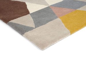 Tapis moderne en laine tufté à la main, couleur unie, lavable, adapté aux animaux domestiques, antidérapant, réversible, à poils longs, de forme ovale, pour la maison et la chambre - Product Image 2