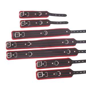<b>Bondage</b> Belt <b>Strap</b> Set with Adjustable Length and Metal D Rings - Product Image 6