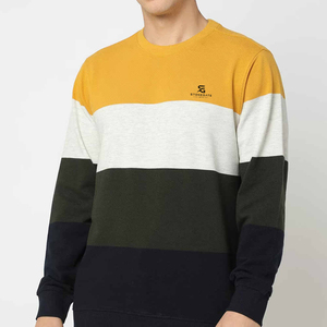เสื้อสเวตเชิ้ตผู้ชายคุณภาพสูง ผ้าฝ้ายนุ่ม ระบายอากาศได้ดี สีพื้น ผ้าหนา รับสกรีนโลโก้ คอกลม สไตล์ลำลอง ปี 2026 - Product Image 3