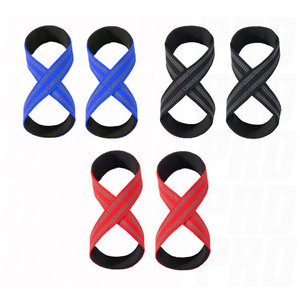 Weightlifting Wrist Support <b>Straps</b> with Custom Logo <b>Adjustable</b> Heavy Duty Gym Wrist Wraps for Bodybuilding Powerlifting Deadlift - Product Image 1