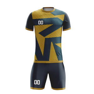 Conjunto de Uniforme de Fútbol Personalizado, Manga Corta, Nombres y Números de Jugadores Impresos, 100% Poliéster Sublimado - Product Image 3