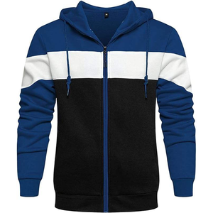 Sweat à capuche zippé personnalisé pour homme, haute qualité, molleton épais 100 % coton / French Terry, séchage rapide, respirant, unisexe - Product Image 1