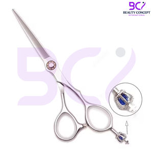 Ciseaux plats en acier inoxydable, tranchants et durables, avec votre propre logo, meilleur produit, ciseaux de coiffure haut de gamme pour barbiers - Product Image 5