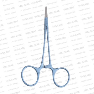 Porte-aiguille en titane Webster 4,5 pouces à mâchoires diamantées – Léger et antimagnétique pour la blépharoplastie, la rhinoplastie et le lifting du visage - Product Image 6