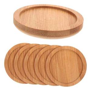 Sous-verres et dessous de plat en bois bohème - Diamètre personnalisable, épaisseur 10 mm, réglables et faits à la main - Product Image 2