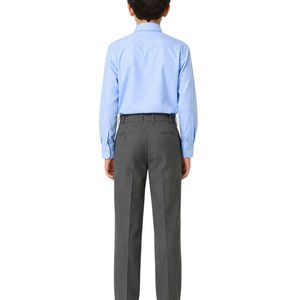 Chemise d'uniforme scolaire personnalisée pour garçons, vêtements scolaires formels pour enfants, chemise à manches longues boutonnée, à porter au quotidien - Product Image 2