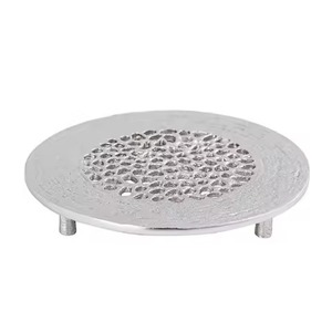 Salvamanteles de Metal Dorado en Forma de Campana de Calidad Premium, con Filigrana Decorativa, Salvamanteles Decorativo para Mesa, Accesorio de Cocina Antiguo - Product Image 6