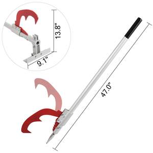 Gato para Troncos de Aluminio Timberjack de 47 Pulgadas con Mango y Gancho para Tala y Construcción, Producto de Aleación - Product Image 2