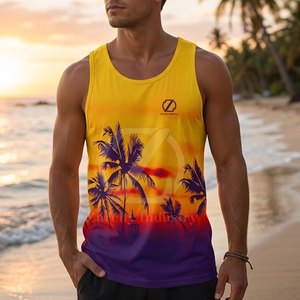 Camiseta Deportiva Personalizada de Algodón/Poliéster Tejido, Transpirable y de Secado Rápido para Hombre, Ropa de Gimnasio - Product Image 3