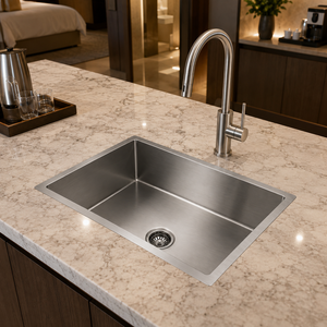 Stainless Steel <b>Kitchen</b> <b>Sink</b> Rectangular Industrial Under top 304 Grade Basin - Product Image 5