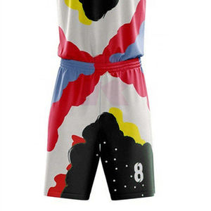 Maillot de basket respirant sur mesure, grande taille, design de survêtement, sublimation, uniforme de basket réversible - Product Image 5