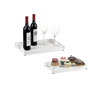 Plateau de service en bois de pin de qualité supérieure avec poignées Fournisseur en vrac pour le service de nourriture et de vin ou à usage polyvalent - Product Image 6