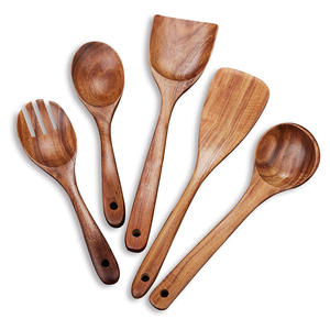 Espátula de madera de última tendencia, útil utensilio de cocina de madera, espátulas naturales para diversas necesidades culinarias - Product Image 4