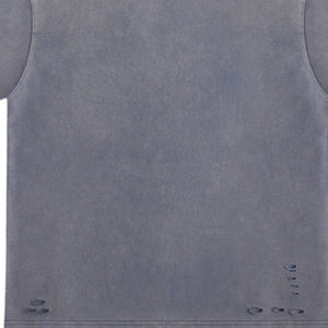 Camiseta Personalizada de Estilo Vintage, Lavada, Gris, Desgastada, Ecológica, con Serigrafía, Corte Regular, Cuello Redondo, Estilo Urbano, de Algodón, Unisex - Product Image 5