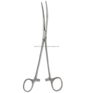Pinzas Hemostáticas Curvas de Acero Inoxidable de Alta Calidad, Pinza de Bloqueo Manual de Alta Resistencia con Mordazas Totalmente Dentadas, Quirúrgicas - Product Image 4