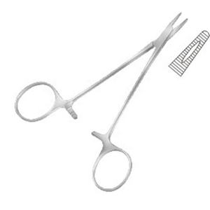 Porte-aiguille Derf en acier inoxydable, droit, demi-or, manuel, pour ensemble orthopédique, Classe I, approuvé CE ISO, avec poignée OEM, chirurgical - Product Image 4