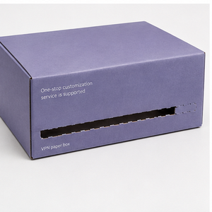 Caja de Cartón Corrugado Personalizada de Color Morado VPH, Embalaje Plegable para Envío de Regalos Cosméticos - Product Image 3
