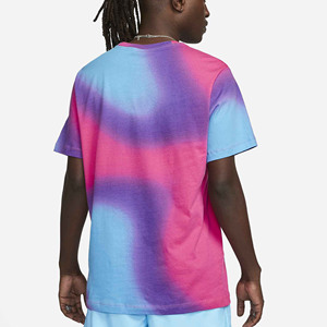 Camiseta de Manga Corta para Hombre con Estampado de Letras, Corte Regular, Cuello Redondo, Estilo Casual, 100% Poliéster, Tejido Transpirable - Product Image 2