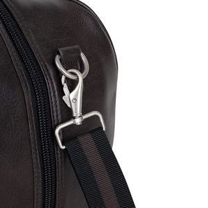 Bolsa de Viaje de Cuero Marrón Oscuro de Primera Calidad para Gimnasio y Negocios, Amplia, con Correa para el Hombro Incluida - Product Image 6