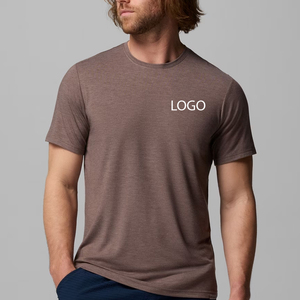 T-shirt en coton classique pour homme, coupe confortable et décontractée, tissu doux, idéal pour un style de vie décontracté, service OEM avec logo 2026 - Product Image 1