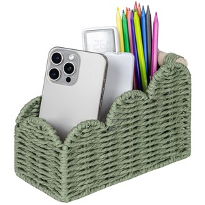 Handcrafted Seagrass <b>Desk</b> Organizer Pen Holder Wholesale India - Product Image 2