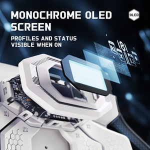 Kit de Palancas Traseras BEYOND de EXtremeRate en Blanco y Negro Reforzado con Goma, con Pantalla OLED y Agarres Ergonómicos Rediseñados para <span class=keywords><strong>PS5</strong></span> Edge - Product Image 5