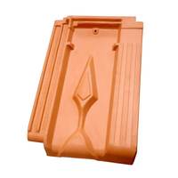 Tuiles de toit en briques d'argile personnalisables 8100 pièces Façade extérieure Double Roman Imperméable Ignifuge Durable Modèle traditionnel N01