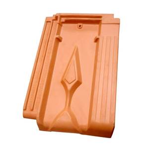 Tuiles de toit en briques d'argile personnalisables 8100 pièces Façade extérieure Double Roman Imperméable Ignifuge Durable Modèle traditionnel N01 - Product Image 1