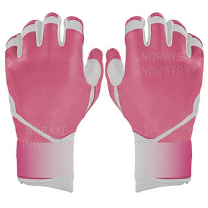 Guantes de Béisbol de Cuero Personalizados, Impermeables, Antideslizantes, con Correa de Muñeca Ajustable, Diseño de Dedos Separados, Duraderos - Product Image 3