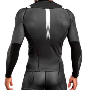 Camiseta Deportiva de Compresión para Hombre, de Poliéster y Elastano de Alta Calidad, Transpirable, con Tecnología de Secado Rápido, Elástica en 4 Direcciones, para Protección Muscular - Product Image 2